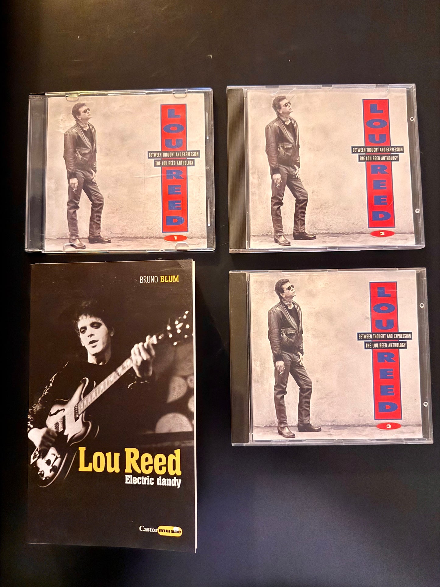 Lou Reed – Between Thought & Expression (3 CD) + livre Electric Dandy