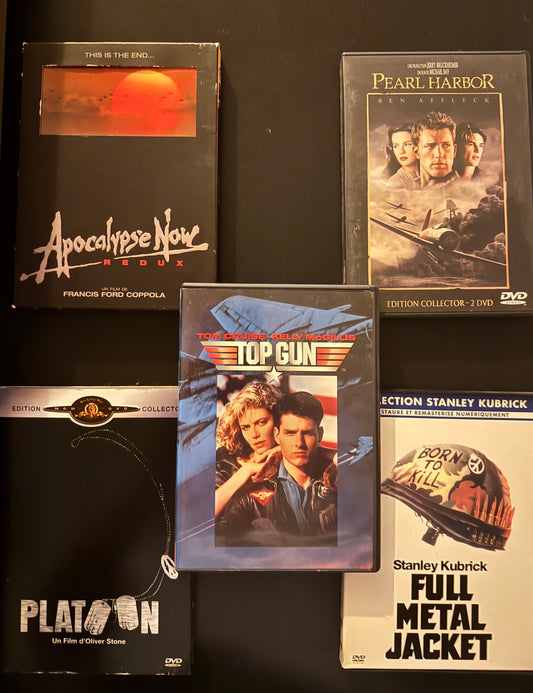 War Classics – Apocalypse Now Redux + Platoon + Full Metal Jacket + Top Gun + Pearl Harbor
