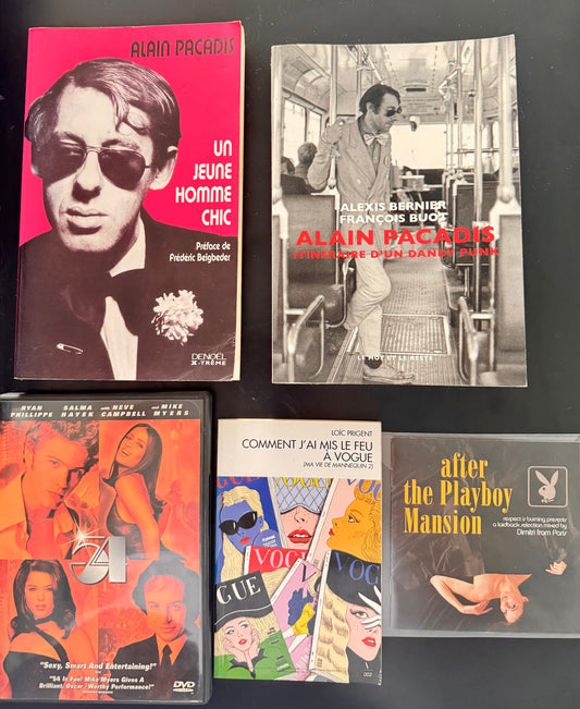 Pack Dandy Punk & Nightlife – Alain Pacadis + 54 (DVD) + Loïc Prigent + Dimitri from Paris