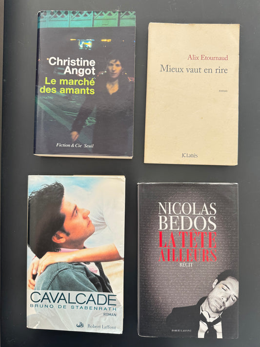 Pack Littérature FR — Christine Angot, Alix Etournaud, Bruno de Stabenrath, Nicolas Bedos