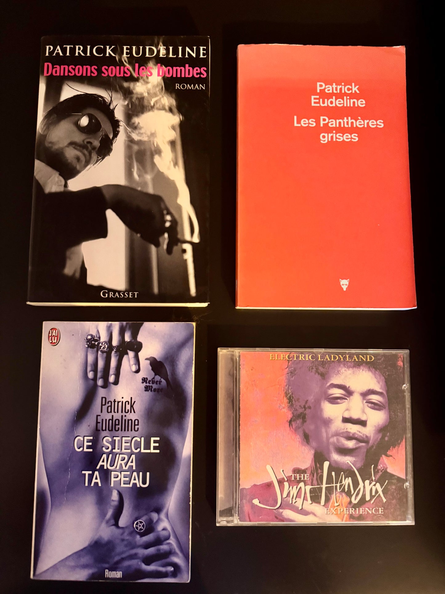 Pack Patrick Eudeline (3 romans) + Jimi Hendrix – Electric Ladyland (CD)