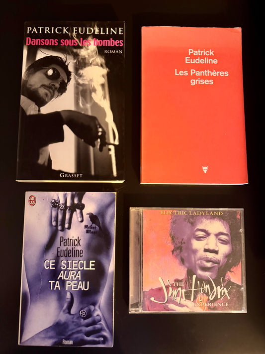 Pack Patrick Eudeline (3 romans) + Jimi Hendrix – Electric Ladyland (CD)