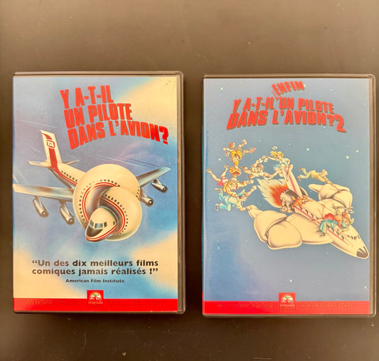 Pack Comédies 80s — Y a-t-il un pilote dans l’avion ? + Enfin… Y a-t-il un pilote dans l’avion ?? 2 — 2 DVD