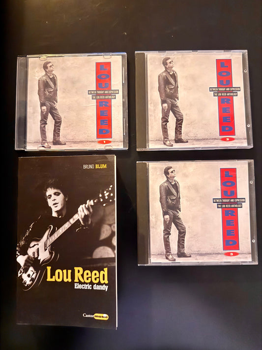 Lou Reed – Between Thought & Expression (3 CD) + livre Electric Dandy