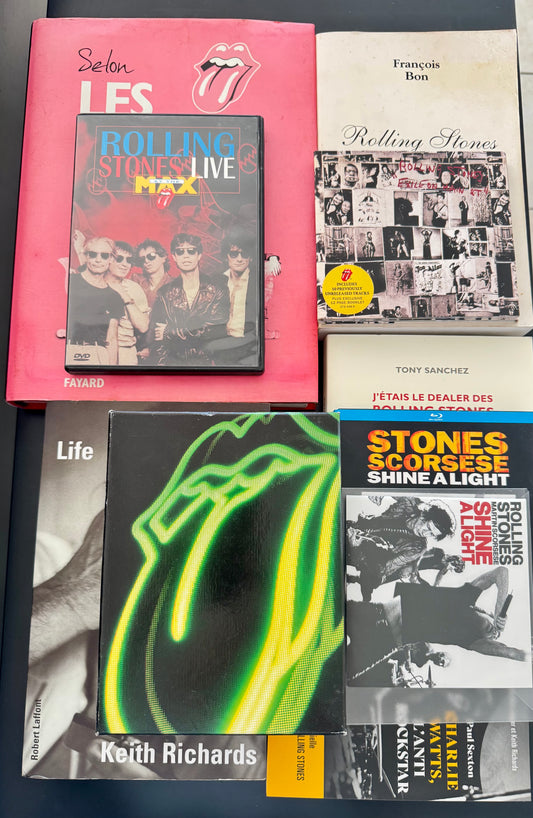 Rolling Stones – Lot Livres + DVD/Blu-ray + CD