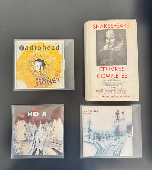Pack Radiohead x Shakespeare — Pablo Honey + OK Computer + Kid A (3 CD) + Shakespeare – Œuvres complètes Tome I (Pléiade)