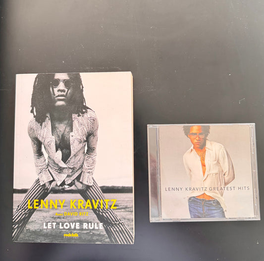 Lenny Kravitz – “Let Love Rule” (livre) + “Greatest Hits” (CD)