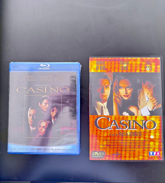 Pack Casino – Blu-ray sous blister + DVD (Scorsese / De Niro – Stone – Pesci)