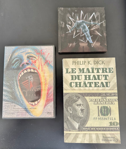 Pack Pink Floyd & SF — The Wall (DVD) + PULSE (2CD digibook) + Le Maître du Haut Château (Philip K. Dick)