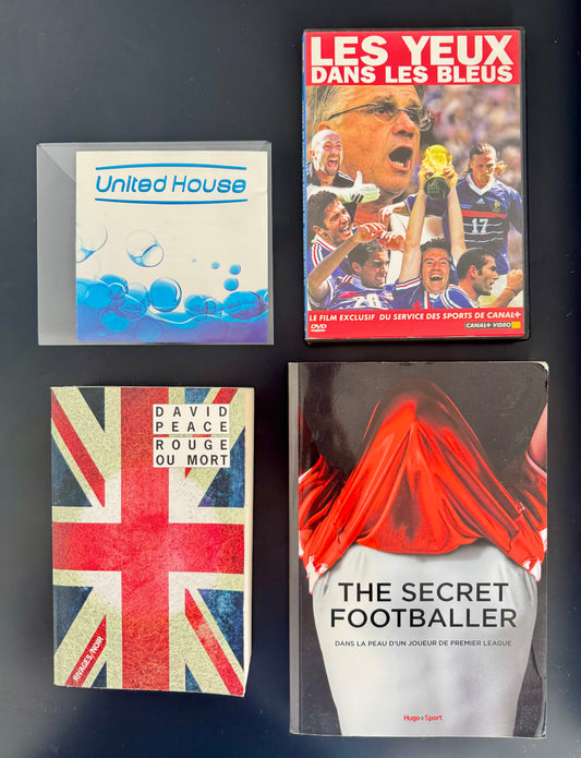 FOOT CULTURE – Les Yeux dans les Bleus + The Secret Footballer + David Peace + United House