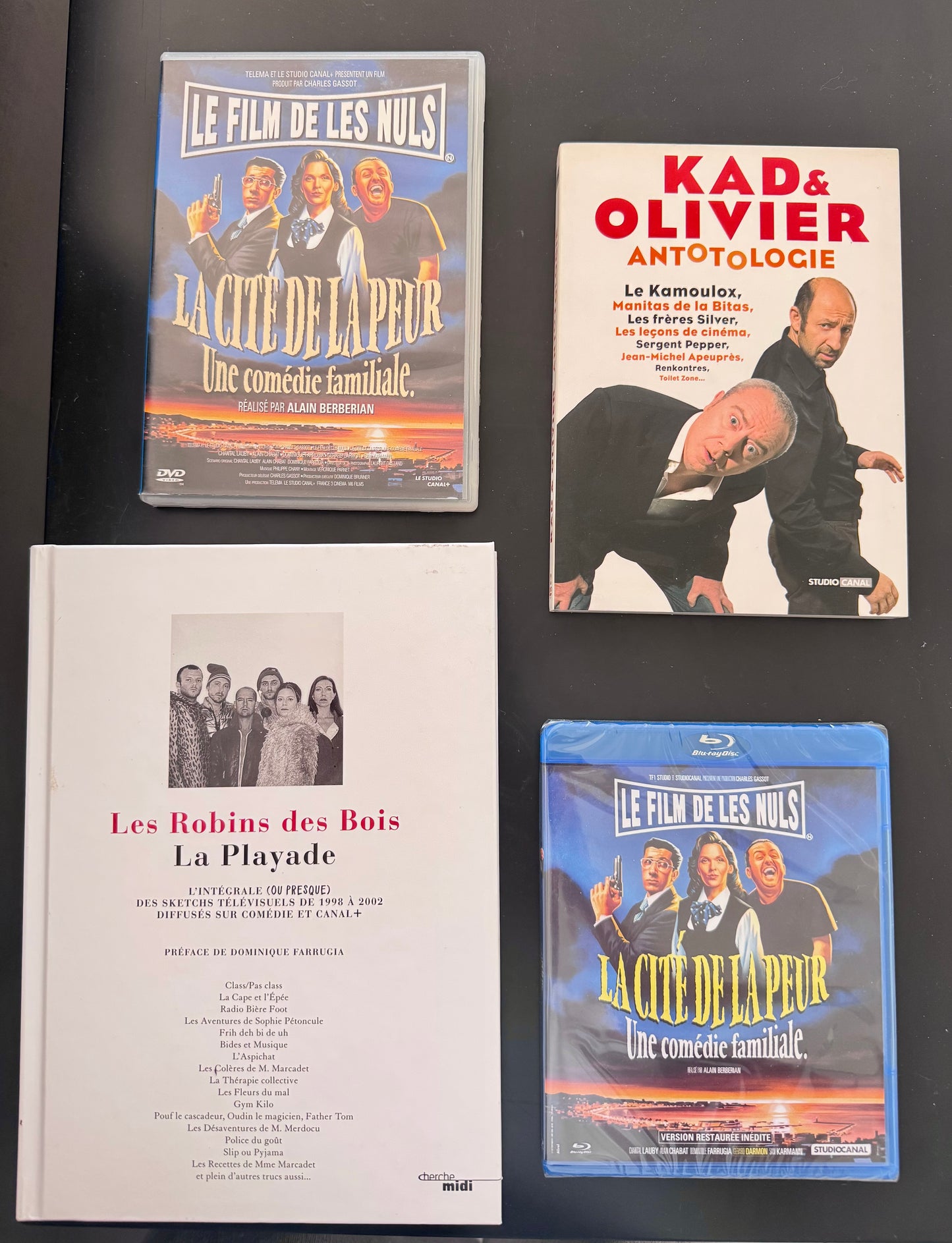 Pack Humour Canal+ – Les Nuls (DVD + Blu-ray) + Kad & Olivier “Antotologie” + Les Robins des Bois “La Playade”