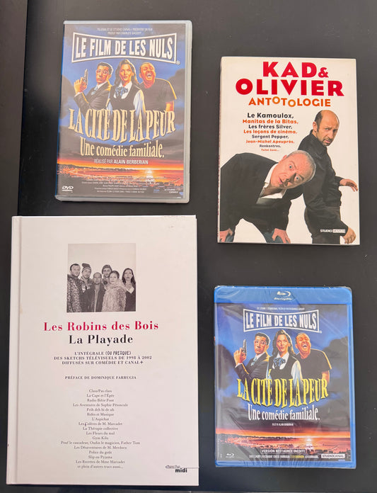 Pack Humour Canal+ – Les Nuls (DVD + Blu-ray) + Kad & Olivier “Antotologie” + Les Robins des Bois “La Playade”