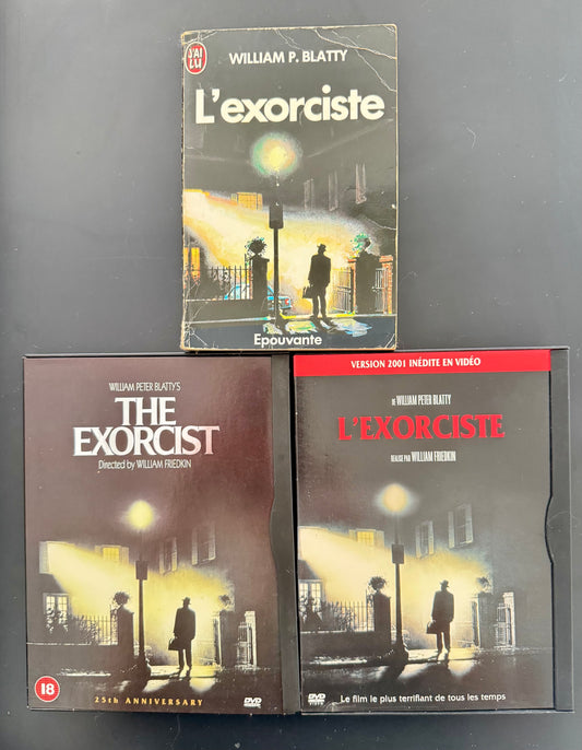 Pack L’Exorciste — Éditions d’époque (DVD FR 2001 + DVD UK 25th Anniversary) + Livre
