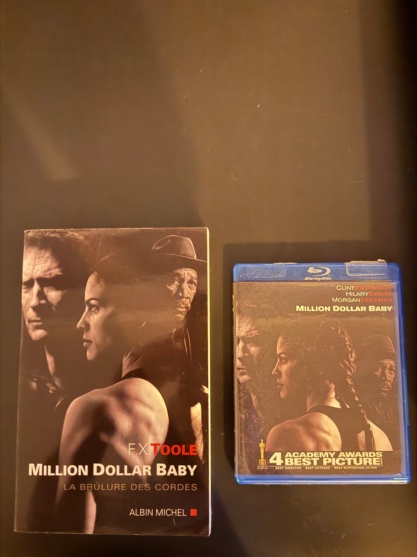 Million Dollar Baby – Blu-ray + livre F.X. Toole (La brûlure des cordes)