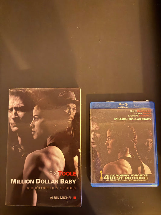 Million Dollar Baby – Blu-ray + livre F.X. Toole (La brûlure des cordes)