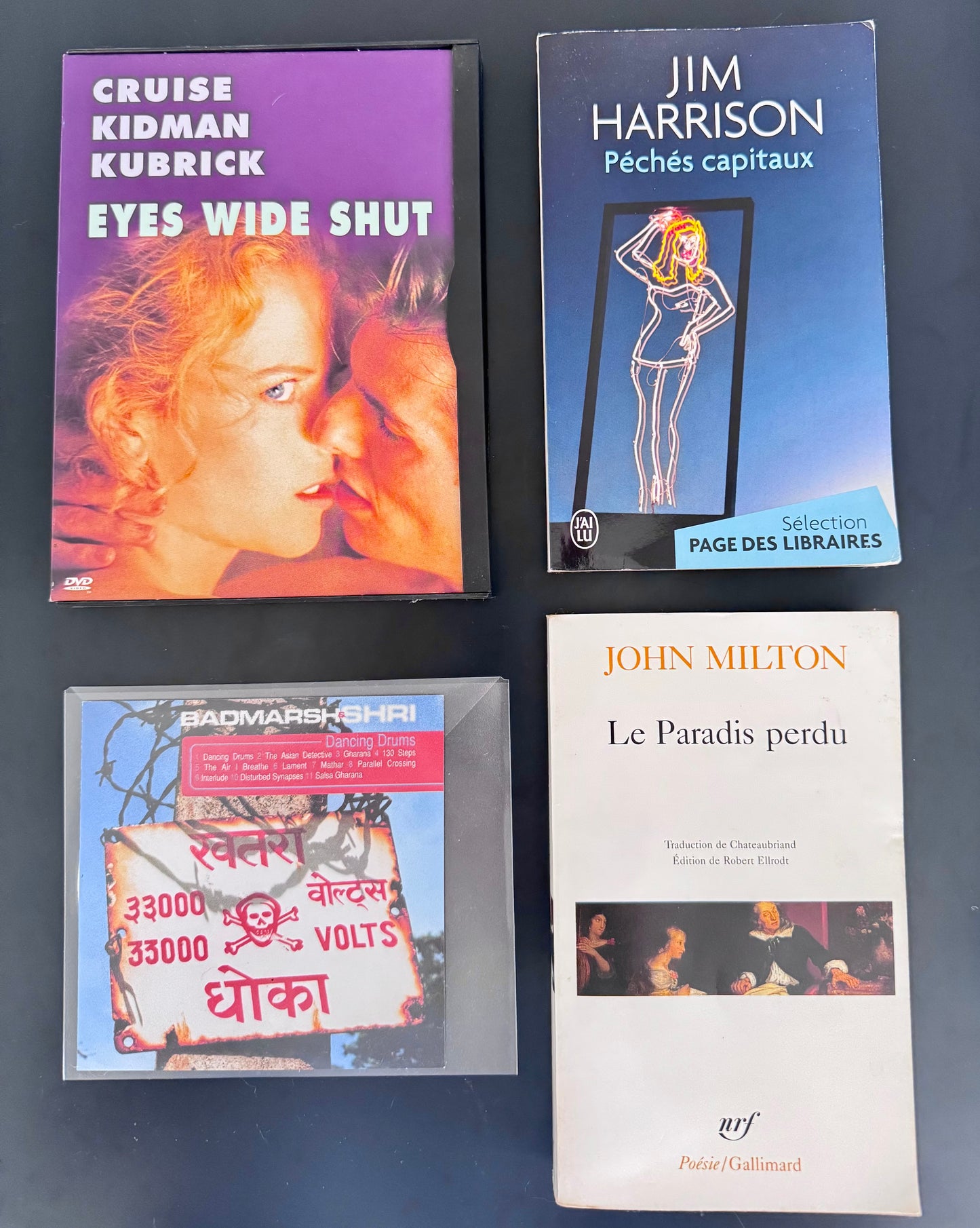Tentation & Chute – Eyes Wide Shut + Jim Harrison + Milton + Badmarsh & Shri (Lot 4 – Vintage XX)