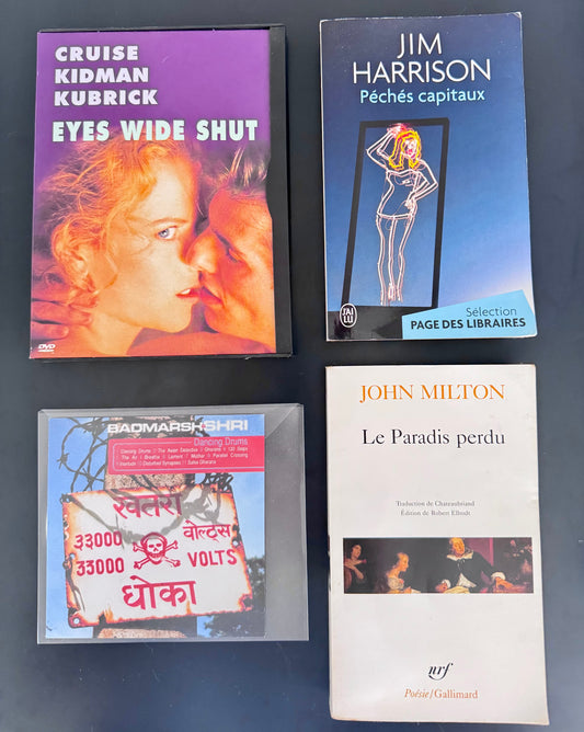 Tentation & Chute – Eyes Wide Shut + Jim Harrison + Milton + Badmarsh & Shri (Lot 4 – Vintage XX)