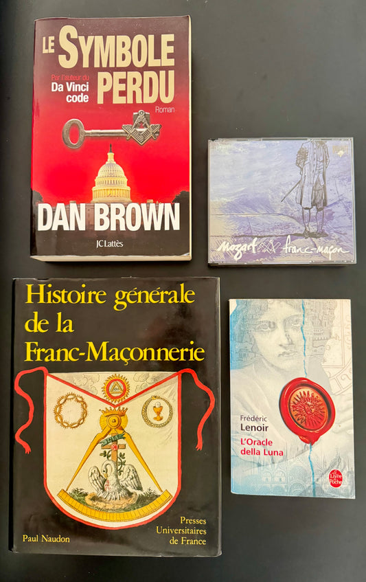 Franc-maçonnerie, secrets & ésotérisme (lot livres + CD)